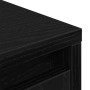 Aparador alto roble negro 29,5x34x119,5 cm madera de ingeniería de , Aparadores - Ref: Foro24-861653, Precio: 73,43 €, Descue...