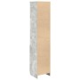 Aparador alto gris hormigón 37,5x35x180 cm madera de ingeniería de , Aparadores - Ref: Foro24-861664, Precio: 95,23 €, Descue...
