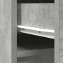 Aparador alto gris hormigón 37,5x35x180 cm madera de ingeniería de , Aparadores - Ref: Foro24-861664, Precio: 95,23 €, Descue...