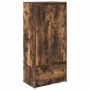Armario con cajón roble ahumado 55,5x34x119,5 cm de , Aparadores - Ref: Foro24-861647, Precio: 93,96 €, Descuento: %