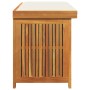 Cojines para exterior 113x50x60,5 cm madera maciza acacia de , Cajas de almacenaje para exteriores - Ref: Foro24-4106475, Pre...