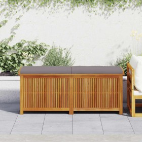 Cojines para exterior 150x50x60,5 cm madera maciza acacia de , Cajas de almacenaje para exteriores - Ref: Foro24-4106480, Pre...