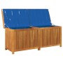 Cojines para exterior 150x50x60,5 cm madera maciza acacia de , Cajas de almacenaje para exteriores - Ref: Foro24-4106480, Pre...