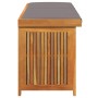 Cojines para exterior 150x50x60,5 cm madera maciza acacia de , Cajas de almacenaje para exteriores - Ref: Foro24-4106480, Pre...