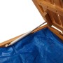 Cojines para exterior 150x50x60,5 cm madera maciza acacia de , Cajas de almacenaje para exteriores - Ref: Foro24-4106480, Pre...