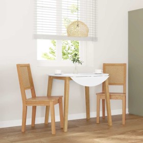 Sillas de comedor 2 unidades madera maciza de caucho de , Sillas de comedor - Ref: Foro24-4102479, Precio: 174,95 €, Descuent...