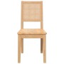 Sillas de comedor 2 unidades madera maciza de caucho de , Sillas de comedor - Ref: Foro24-4102479, Precio: 174,95 €, Descuent...