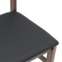 Sillas de comedor con cojines 2 uds madera maciza marrón caucho de , Sillas de comedor - Ref: Foro24-4102418, Precio: 79,23 €...