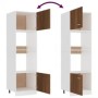 Armario de microondas contrachapada marrón roble 60x57x207 cm de , Armarios de cocina - Ref: Foro24-3334022, Precio: 196,27 €...