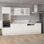 Armario de microondas madera contrachapada blanco 60x57x207 cm de , Armarios de cocina - Ref: Foro24-3334017, Precio: 213,87 ...