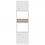 Armario de microondas madera contrachapada blanco 60x57x207 cm de , Armarios de cocina - Ref: Foro24-3334017, Precio: 213,87 ...
