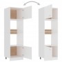 Armario de microondas madera contrachapada blanco 60x57x207 cm de , Armarios de cocina - Ref: Foro24-3334017, Precio: 213,87 ...