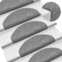 Alfombrillas de escaleras autoadhesivas 5 uds gris 65x21x4 cm de vidaXL, Alfombrillas para escalones - Ref: Foro24-149704, Pr...
