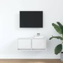 Mueble de TV de madera de ingeniería blanco 60x31x25,5 cm de , Muebles TV - Ref: Foro24-861490, Precio: 47,94 €, Descuento: %