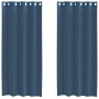 Cortinas de gasa con ojales 2 uds azul real de , Cortinas y visillos - Ref: Foro24-4102116, Precio: 15,27 €, Descuento: %