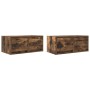 Muebles de TV 2 uds madera ingeniería color roble 60x31x25,5 cm de , Muebles TV - Ref: Foro24-861499, Precio: 78,46 €, Descue...