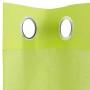 Cortinas de gasa con ojales 2 uds verde manzana 140x140 cm de , Cortinas y visillos - Ref: Foro24-4102053, Precio: 13,46 €, D...
