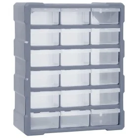 Multi-drawer organizer with 18 intermediate drawers 38x16x47 cm by vidaXL, Toolboxes - Ref: Foro24-149598, Price: 53,14 €, Di...