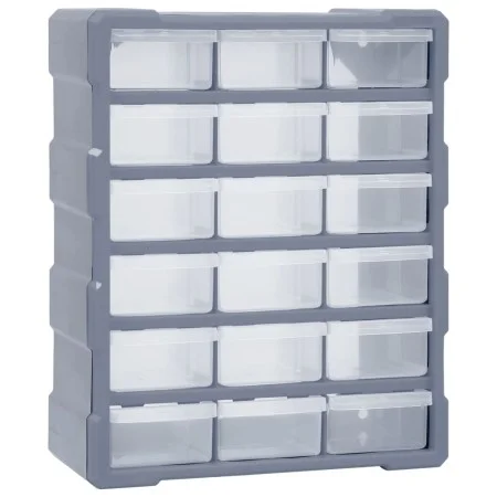 Multi-drawer organizer with 18 intermediate drawers 38x16x47 cm by vidaXL, Toolboxes - Ref: Foro24-149598, Price: 53,14 €, Di...