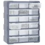 Multi-drawer organizer with 18 intermediate drawers 38x16x47 cm by vidaXL, Toolboxes - Ref: Foro24-149598, Price: 53,14 €, Di...
