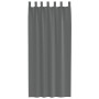 Cortinas de gasa con trabillas 2 uds gris oscuro 140x225 cm de , Cortinas y visillos - Ref: Foro24-4102273, Precio: 15,86 €, ...