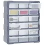 Multi-drawer organizer with 18 intermediate drawers 38x16x47 cm by vidaXL, Toolboxes - Ref: Foro24-149598, Price: 53,14 €, Di...