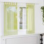 Cortinas de gasa con trabillas 2 uds. verde manzana de , Cortinas y visillos - Ref: Foro24-4102252, Precio: 13,35 €, Descuent...
