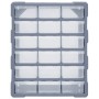 Organizador multicajones con 18 cajones intermedios 38x16x47 cm de vidaXL, Cajas de herramientas - Ref: Foro24-149598, Precio...
