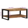 Mesa de centro 90x50x38 cm de madera maciza de mango de , Mesas de centro - Ref: Foro24-4102715, Precio: 115,03 €, Descuento: %