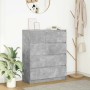 Aparador de madera de ingeniería gris hormigón 80x35x99 cm de , Aparadores - Ref: Foro24-3328483, Precio: 128,45 €, Descuento: %