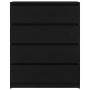Aparador de madera de roble negro 80x35x99 cm de , Aparadores - Ref: Foro24-3328481, Precio: 133,93 €, Descuento: %