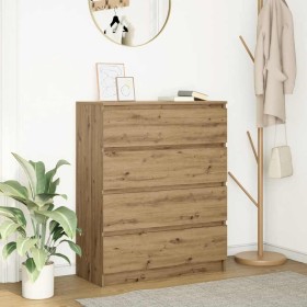 Aparador Artisan Roble 80x35x99 cm Madera de ingeniería de , Aparadores - Ref: Foro24-3328488, Precio: 133,40 €, Descuento: %