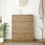 Aparador Artisan Roble 80x35x99 cm Madera de ingeniería de , Aparadores - Ref: Foro24-3328488, Precio: 133,40 €, Descuento: %