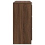 Aparador de madera de ingeniería marrón roble 100x35x76 cm de , Aparadores - Ref: Foro24-3328504, Precio: 150,49 €, Descuento: %