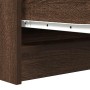 Aparador de madera de ingeniería marrón roble 100x35x76 cm de , Aparadores - Ref: Foro24-3328504, Precio: 150,49 €, Descuento: %