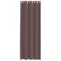 Cortinas de gasa con ojales 2 uds marrón 140x300 cm de , Cortinas y visillos - Ref: Foro24-4102070, Precio: 16,17 €, Descuent...