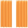 Cortinas de gasa con ojales 2 uds naranja 140x225 cm de , Cortinas y visillos - Ref: Foro24-4102091, Precio: 15,00 €, Descuen...