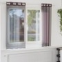 Cortinas de gasa con ojales 2 uds morado 140x175 cm de , Cortinas y visillos - Ref: Foro24-4102102, Precio: 14,11 €, Descuent...