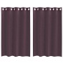 Cortinas de gasa con ojales 2 uds morado 140x175 cm de , Cortinas y visillos - Ref: Foro24-4102102, Precio: 14,11 €, Descuent...