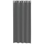 Cortinas de gasa con ojales 2 uds gris oscuro 140x225 cm de , Cortinas y visillos - Ref: Foro24-4102079, Precio: 14,79 €, Des...