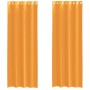 Cortinas de gasa con ojales 2 uds naranja 140x260 cm de , Cortinas y visillos - Ref: Foro24-4102093, Precio: 15,29 €, Descuen...