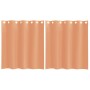 Cortinas de gasa con ojales 2 uds terracota de , Cortinas y visillos - Ref: Foro24-4102137, Precio: 13,43 €, Descuento: %