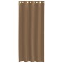 Cortinas de gasa con ojales 2 uds marrón claro de , Cortinas y visillos - Ref: Foro24-4102128, Precio: 15,04 €, Descuento: %