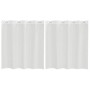 Cortinas de gasa con ojales 2 uds blanco de , Cortinas y visillos - Ref: Foro24-4102149, Precio: 13,54 €, Descuento: %