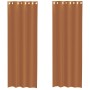 Cortinas de gasa con ojales 2 uds terracota de , Cortinas y visillos - Ref: Foro24-4102142, Precio: 16,43 €, Descuento: %