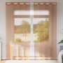 Cortinas de gasa con ojales 2 uds terracota de , Cortinas y visillos - Ref: Foro24-4102140, Precio: 13,06 €, Descuento: %