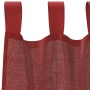 Cortinas de gasa con bolsillos para varillas 2 uds. rojo vino de , Cortinas y visillos - Ref: Foro24-4102246, Precio: 12,56 €...