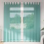Cortinas de gasa con bolsillos para varillas 2 uds. turquesa de , Cortinas y visillos - Ref: Foro24-4102238, Precio: 14,23 €,...