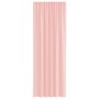 Cortinas de gasa con trabillas 2 uds rosa 140x260 cm de , Cortinas y visillos - Ref: Foro24-4102290, Precio: 15,49 €, Descuen...