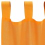 Cortinas de gasa con trabillas 2 uds naranja 140x245 cm de , Cortinas y visillos - Ref: Foro24-4102284, Precio: 15,25 €, Desc...